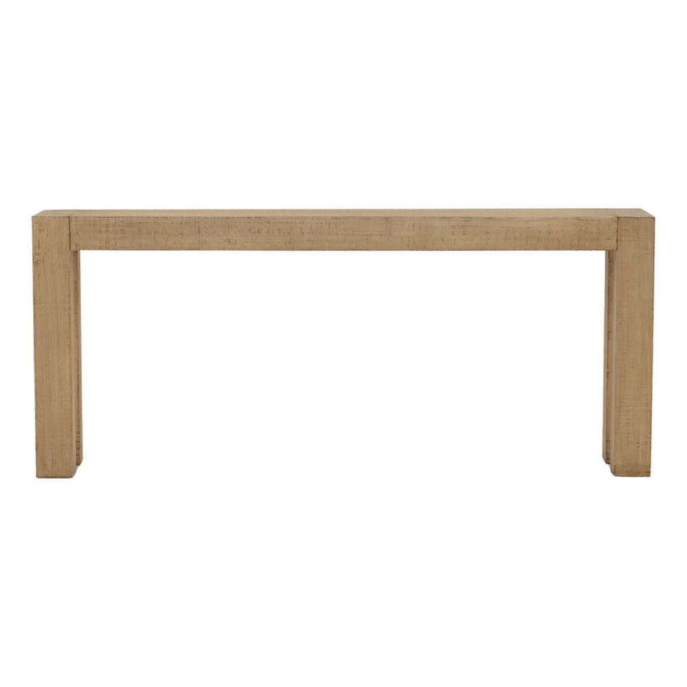 Landon Reclaimed Pine Console Table, front view