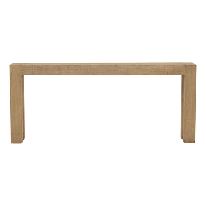Landon Reclaimed Pine Console Table, front view