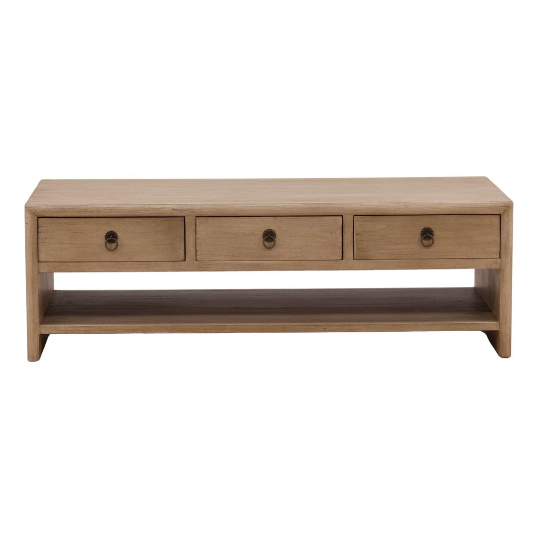 Ellery Reclaimed Pine Coffee Table, back view