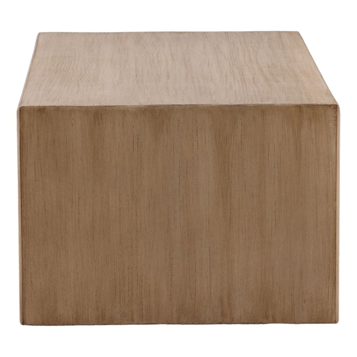 Ellery Reclaimed Pine Coffee Table, profile view
