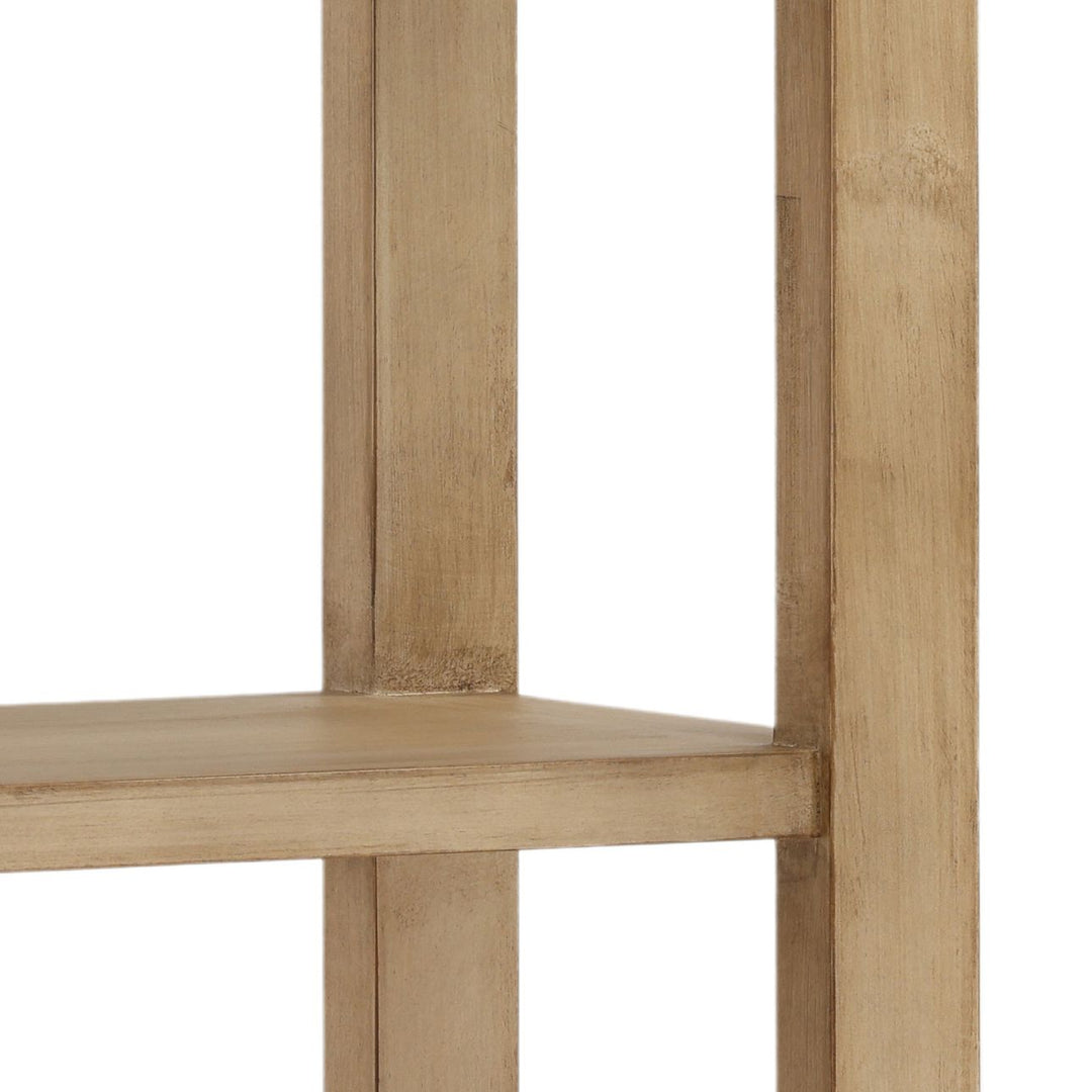 Tarin Reclaimed Pine Bookcase, detail 2 view
