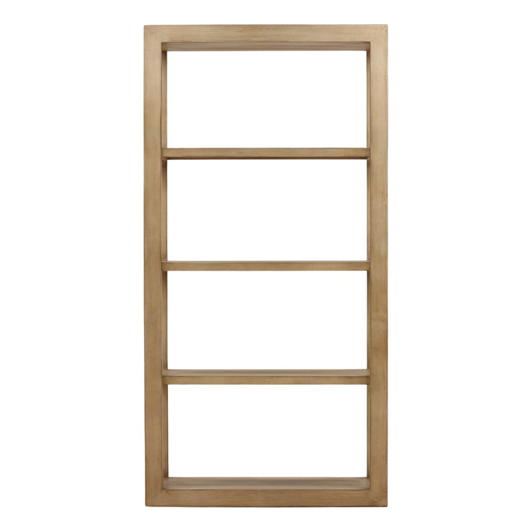 Tarin Reclaimed Pine Bookcase, front view