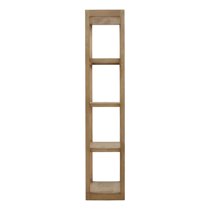 Tarin Reclaimed Pine Bookcase, profile view