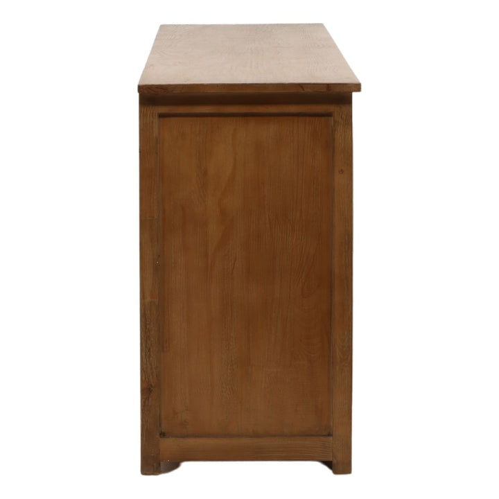 Alessio Reclaimed Pine Sideboard, Brown, profile view