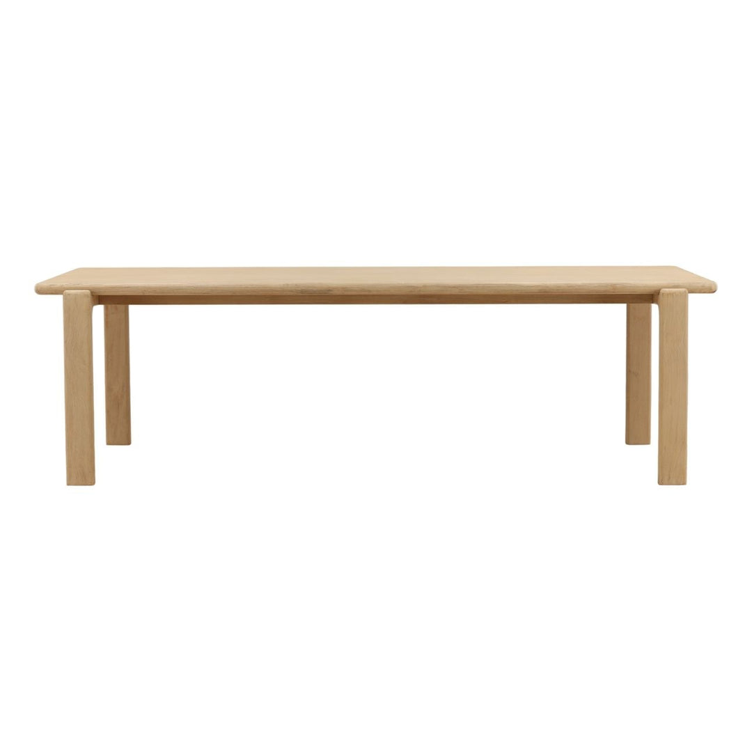 Zola Natural Reclaimed Pine Dining Table, front view
