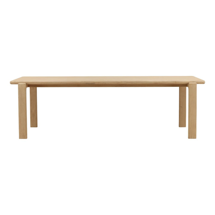Zola Natural Reclaimed Pine Dining Table, front view