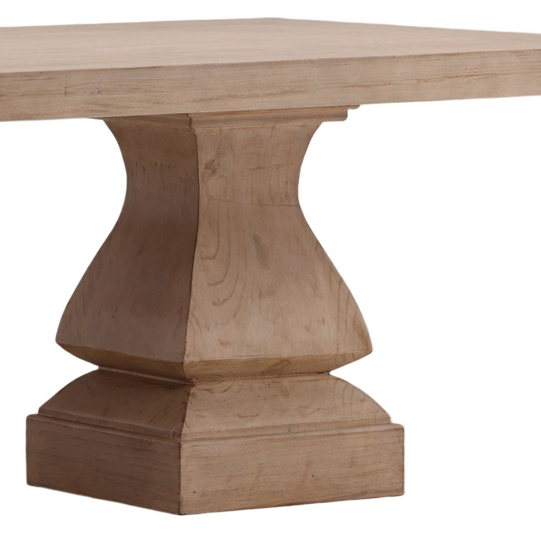 Amherst Reclaimed Pine Dining Table, detail 2 view