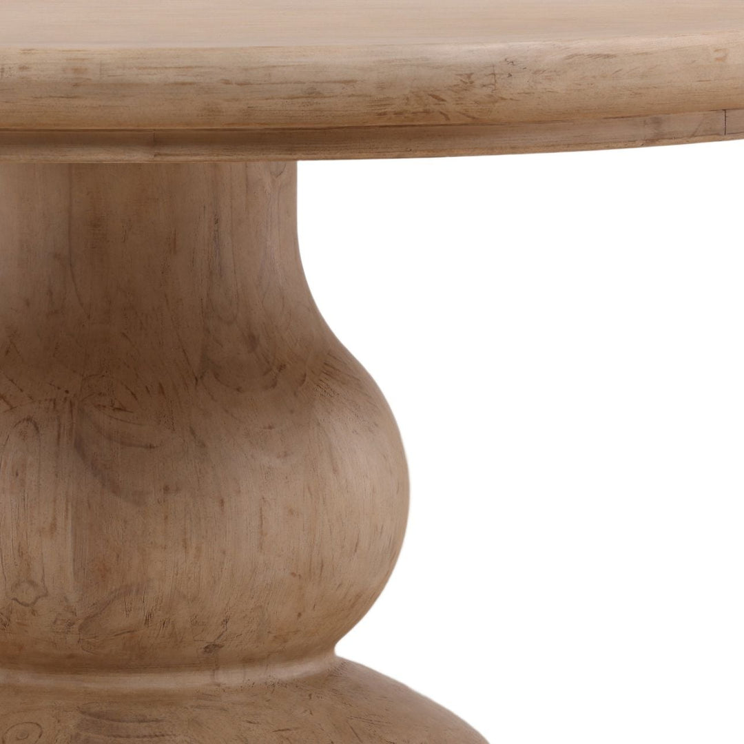 Barton Reclaimed Pine Dining Table, detail 2 view
