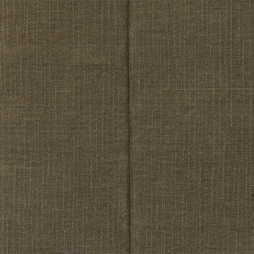 Margo Upholstered Ottoman, Olive, detail 1 view