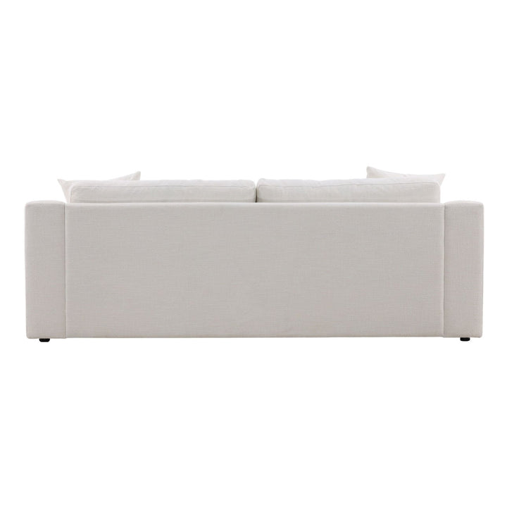 Emren Upholstered Sofa, Cream, back view