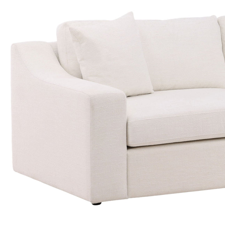 Emren Upholstered Sofa, Cream, detail 3 view