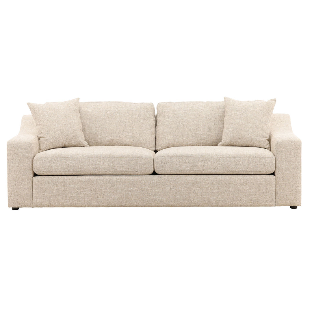 Emren Upholstered Sofa, Fawn, front view