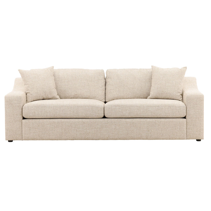 Emren Upholstered Sofa, Fawn, front view
