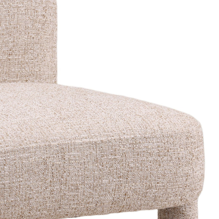 Sana Tweed Dining Chair, Fawn, detail 2 view