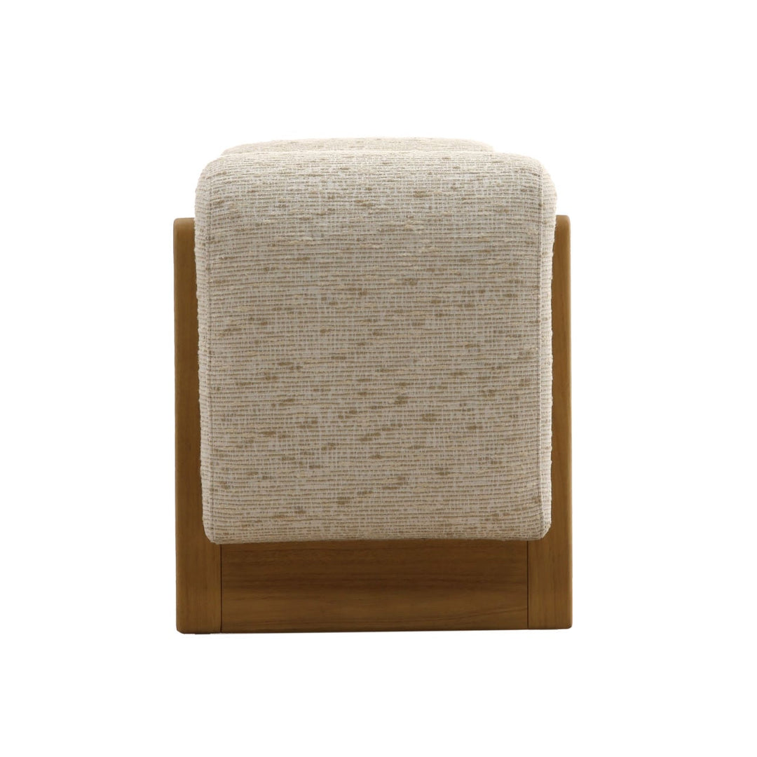 Ellis Cream Bench, profile view