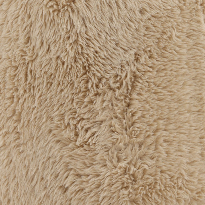 Anya Faux Fur Stool, detail 1 view