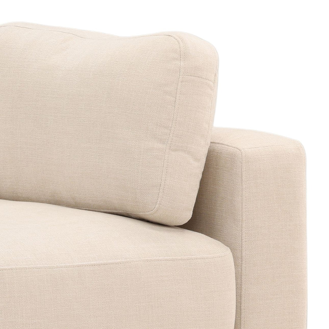 Chandren Upholstered Sofa, Oatmeal, detail 2 view