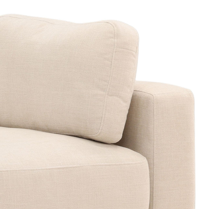 Chandren Upholstered Sofa, Oatmeal, detail 2 view