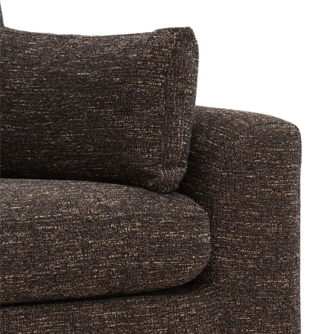Amallen Tweed Elm Sofa, Brown, detail 2 view