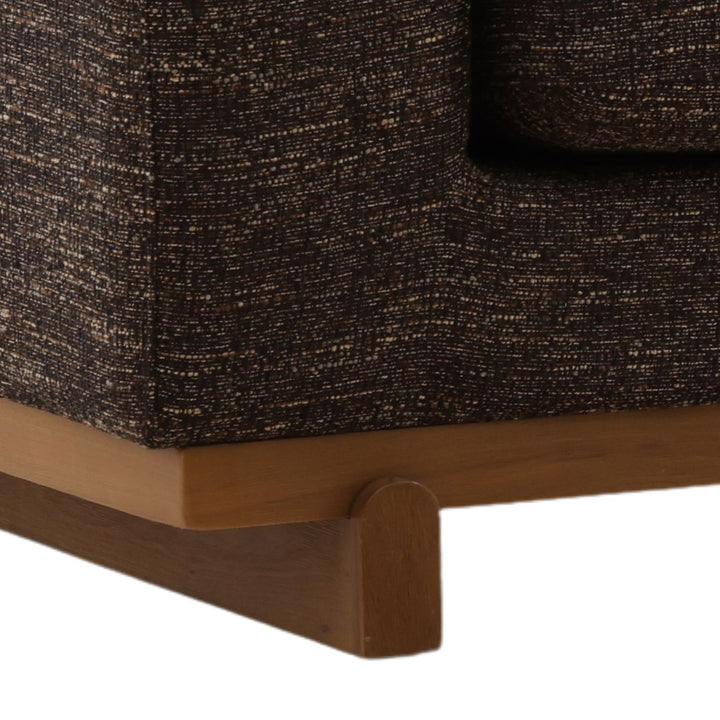 Amallen Tweed Elm Sofa, Brown, detail 3 view