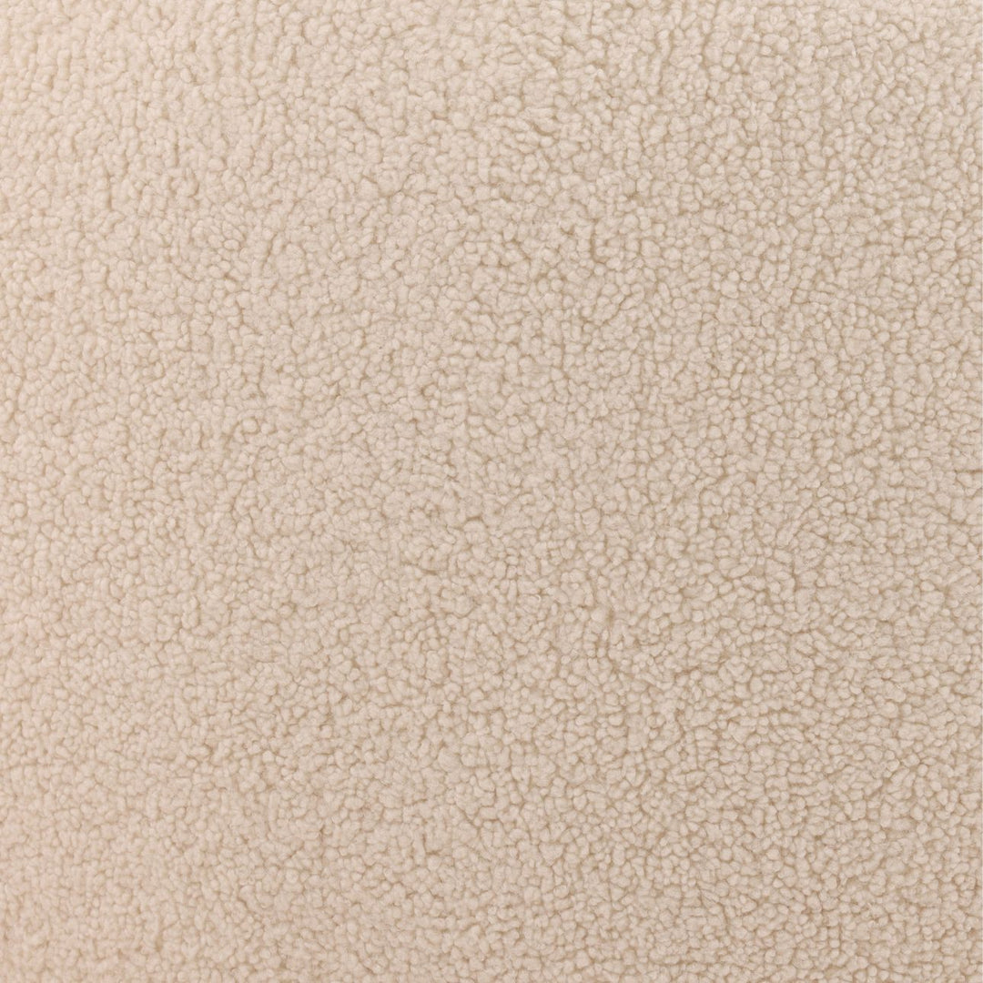 Montessa Cream Sherpa Lounge Chair, detail 1 view
