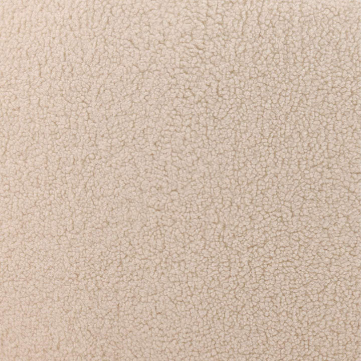 Montessa Cream Sherpa Lounge Chair, detail 1 view