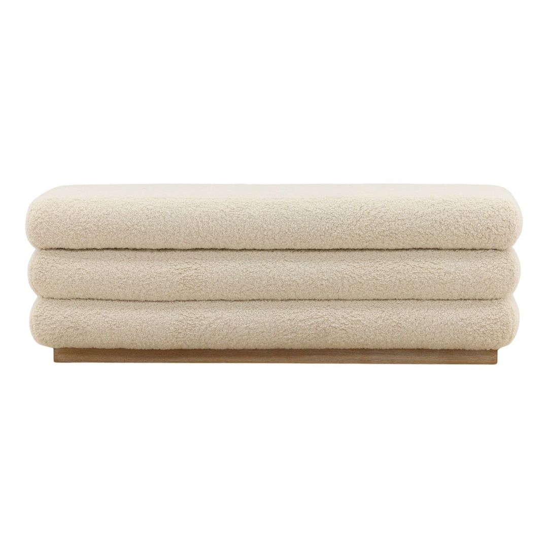 Aurea Storage Bench, front view