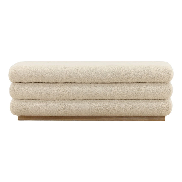 Aurea Storage Bench, front view