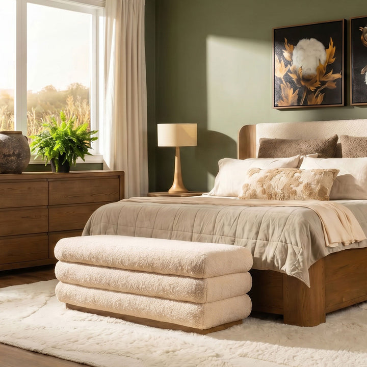 Aurea Storage Bench, lifestyle view
