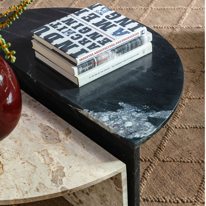 Sylva Marble Coffee Tables - Set of 2, alternate lifestyle view 1