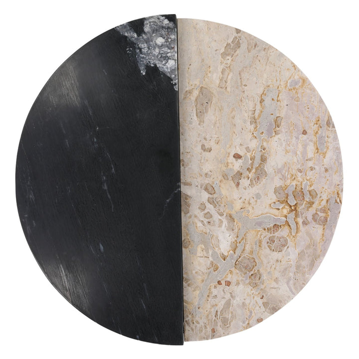 Sylva Marble Coffee Tables - Set of 2, overhead view