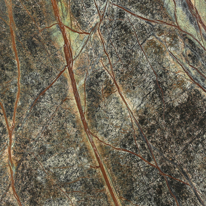 Malach Green Marble Side Table, detail 1 view