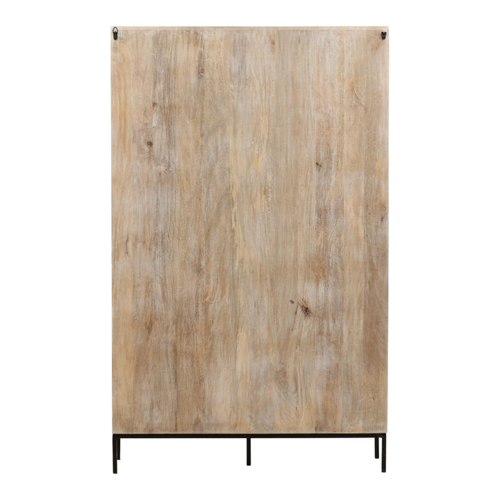 Fairmont Glass and Wood Cabinet, back view