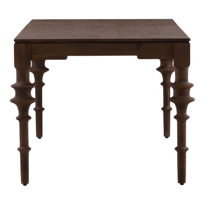 Sage Mango Wood Dining Table, 78-inch · Brown, profile view