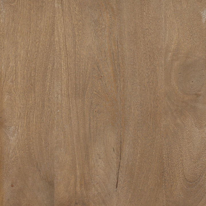 Amelia Natural Mango Wood Dining Table, detail 1 view