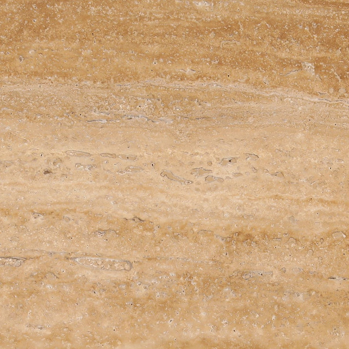 Neri Travertine Side Table, detail 1 view