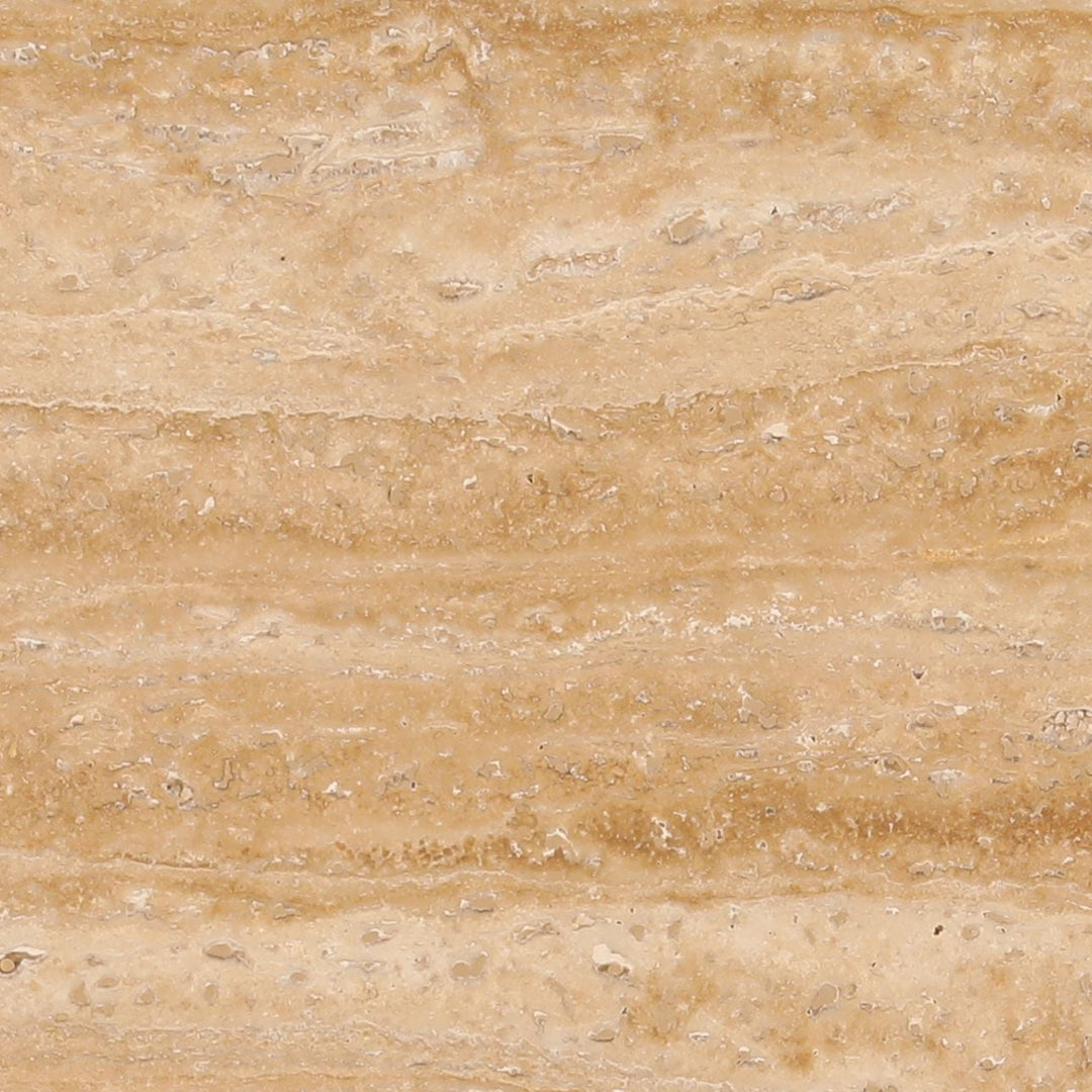 Eira Travertine and Cane Side Table, detail 1 view