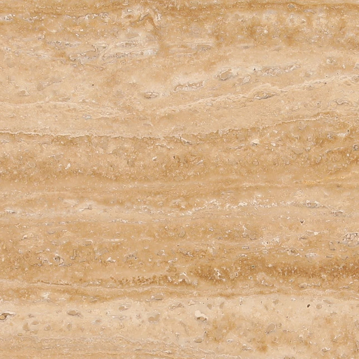 Eira Travertine and Cane Side Table, detail 1 view