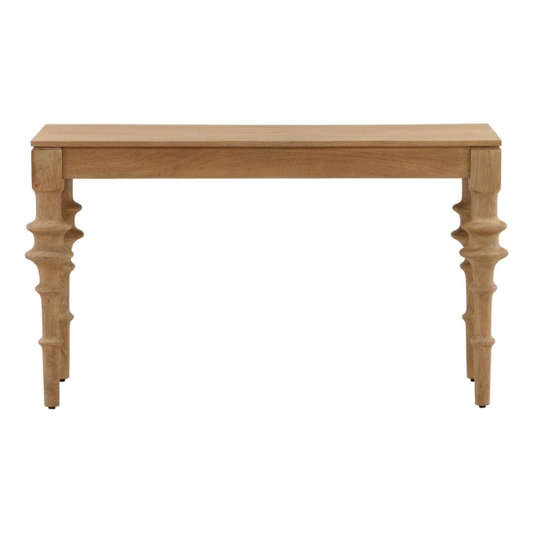 Soren Mango Wood Desk, back view