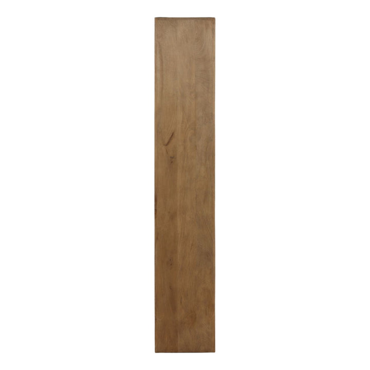 Ciro Mango Wood Bookcase, profile view