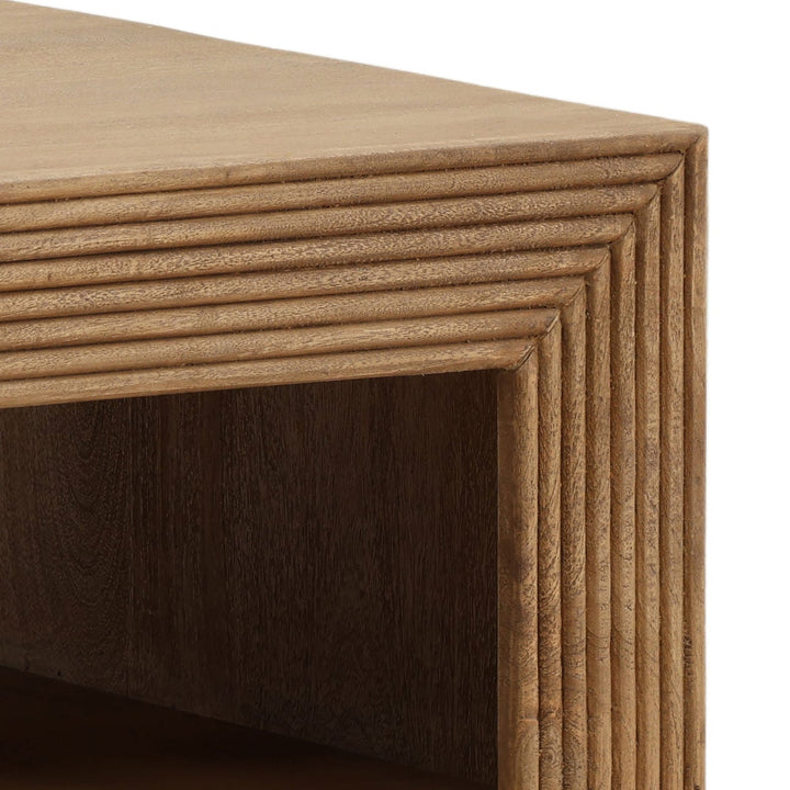 Otis Mango Wood Coffee Table, detail 2 view