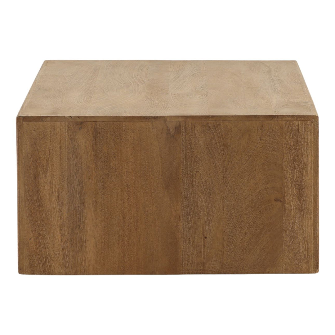 Otis Mango Wood Coffee Table, profile view