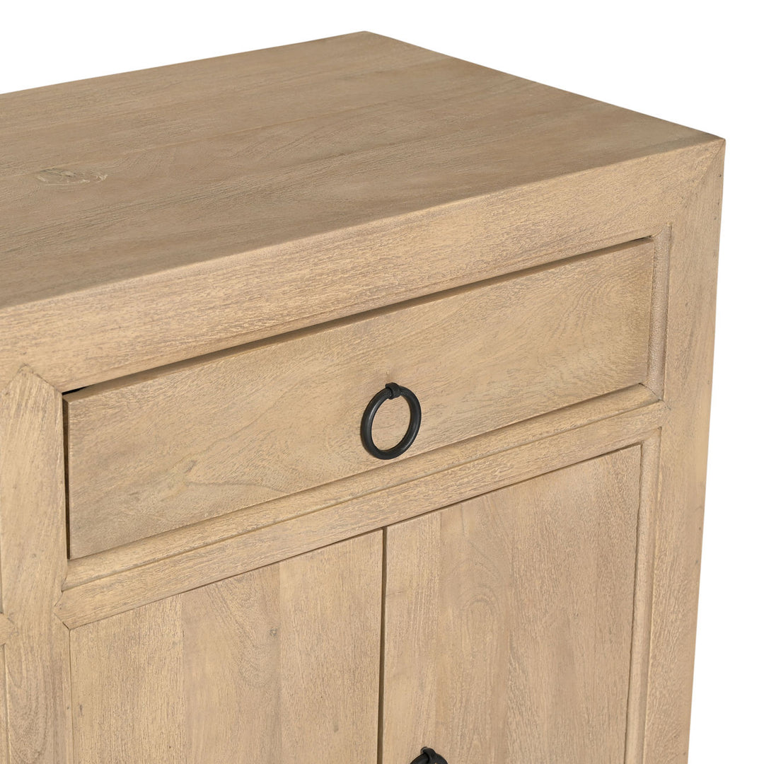 Callen Mango Wood Sideboard, detail 1 view