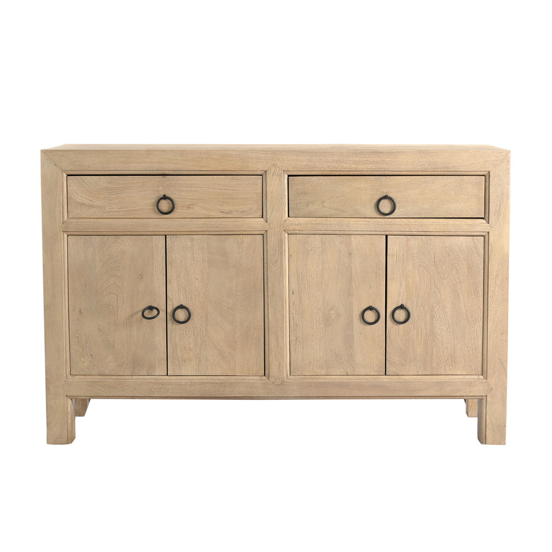 Callen Mango Wood Sideboard, front view