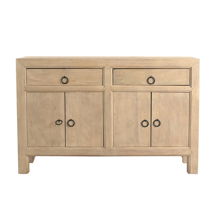 Callen Mango Wood Sideboard, front view