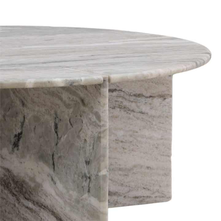 Viona Sanwar Marble Coffee Table, detail 2 view