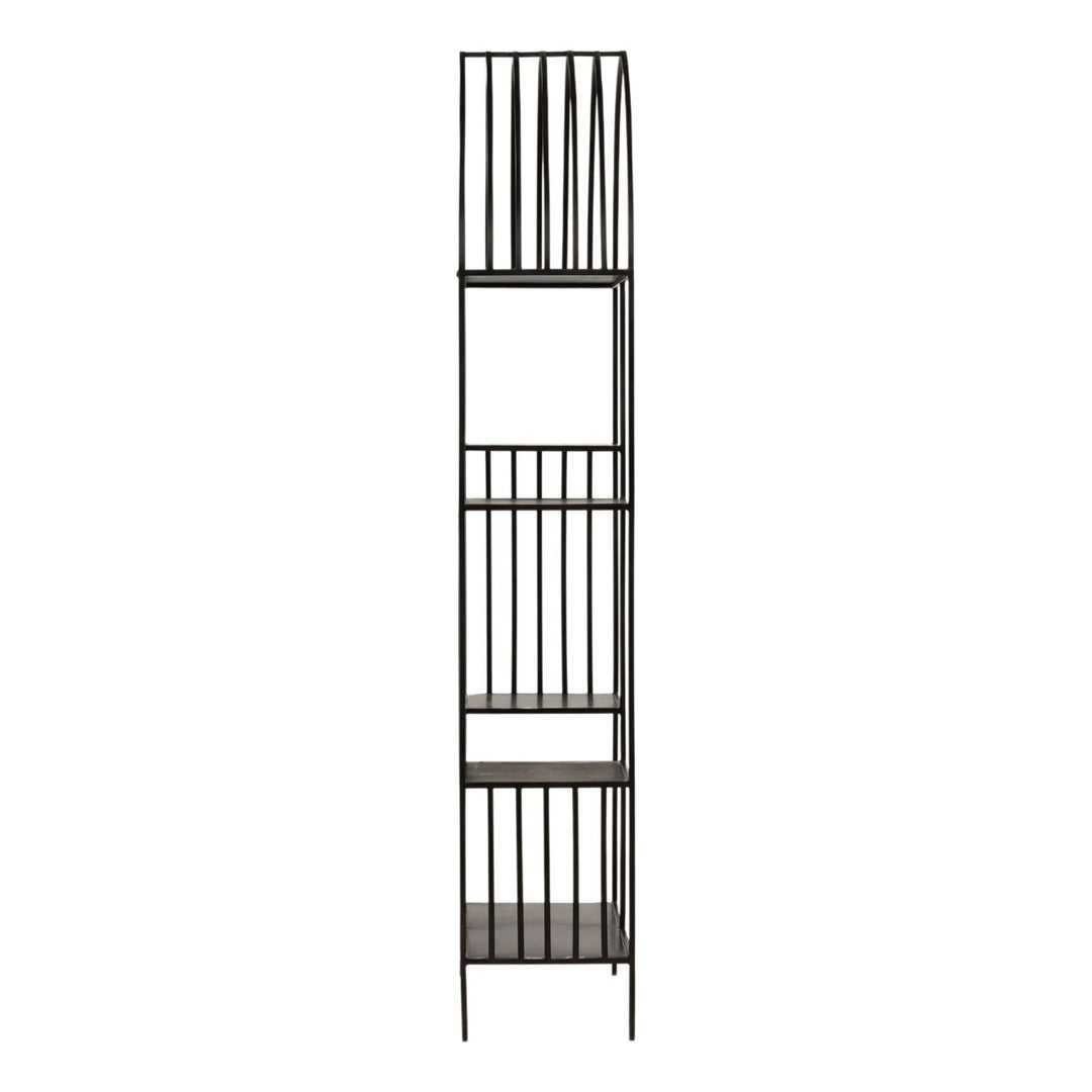 Bellamy Metal Bookcase, profile view