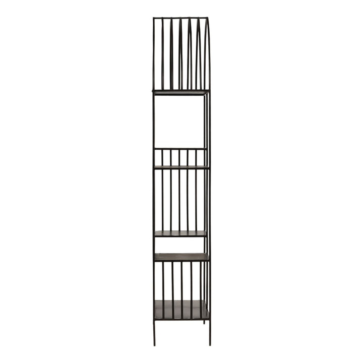 Bellamy Metal Bookcase, profile view