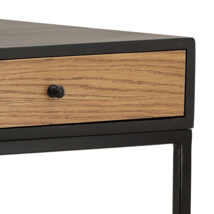Darin Wood and Metal Desk, detail 3 view