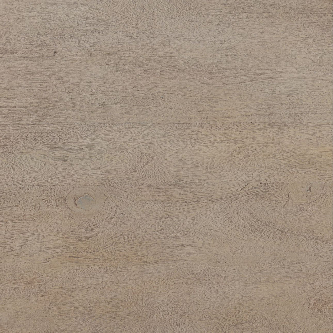 Sage Natural Mango Wood Bed, detail 1 view